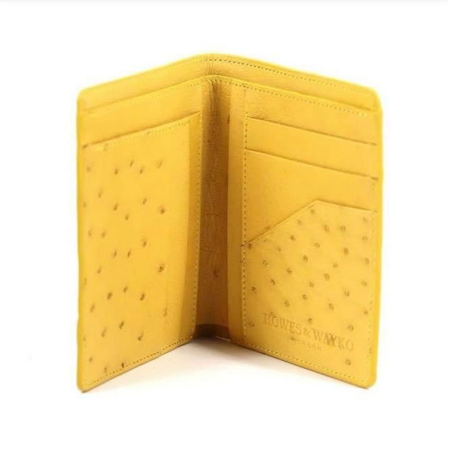 Howes & Wayko Small Wallet - Yellow 1